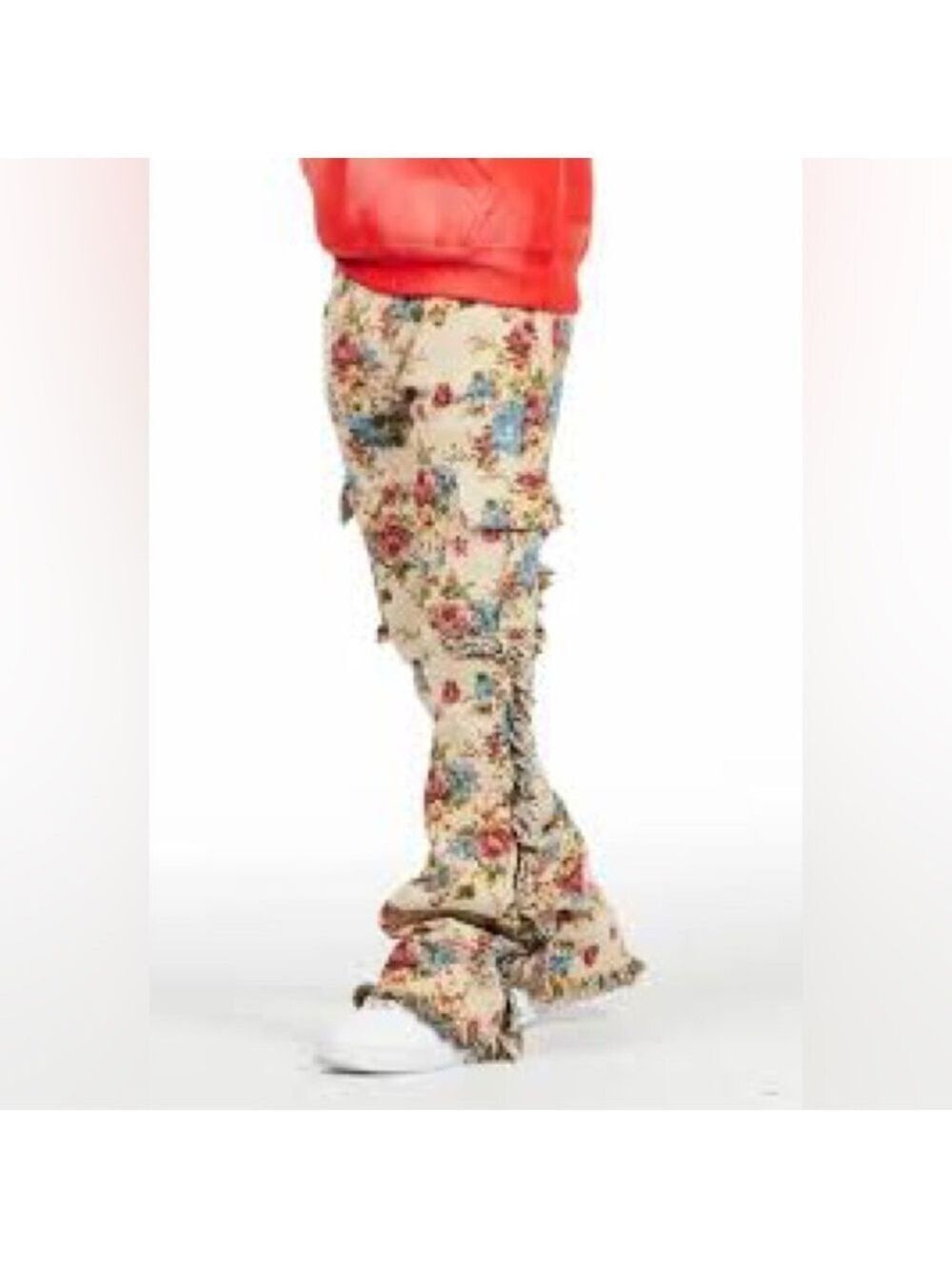 Boys Rockstar Original Tapestry Floral Print Jeans Sz 14